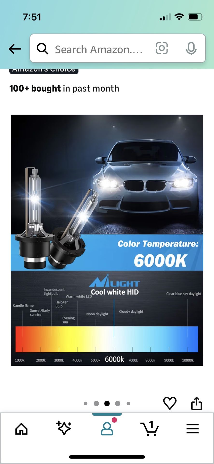 Acura Headlight bulb new unopened box