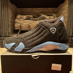 Jordan 14 Black University Blue Sz 12 *CONFIRMED*
