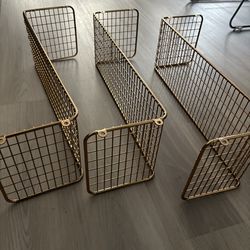 SVENSHULT Gold wall shelves from IKEA