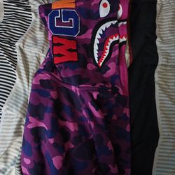 Purple Bape hoodie XL
