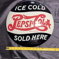 Pepsi 16” Tin Decor