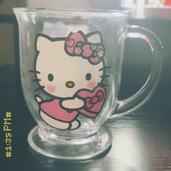 Hello Kitty Glass Mug