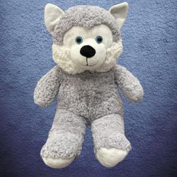 KELLYTOY HUSKY PLUSH ANIMAL 17” STUFFED TOY. 