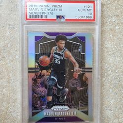 2019 Marvin Bagley Panini Prizm. PSA 10