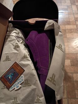 Brand New Bam Margera Purple Shoes Limited Edition