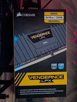 Corsair vengeance 32 gb 3600mhz