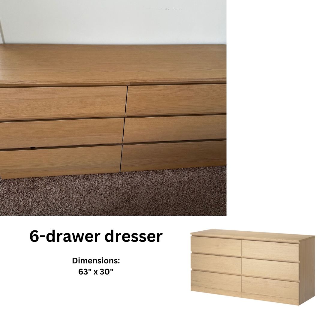 6-drawer dresser