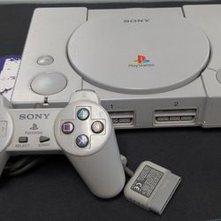 PlayStation Console With Controller 