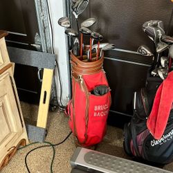 Good Shape Golf Clubs With Bag