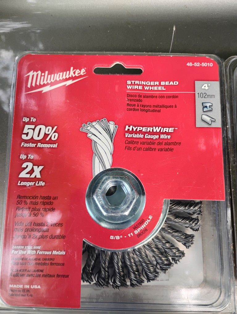 Milwaukee Brand New Wire Wheel