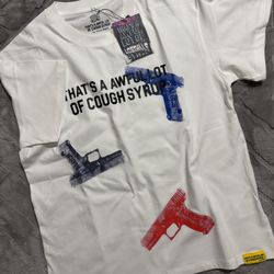 New White Aloc T-shirt 🍇 - Medium