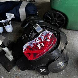 football pads and backplate