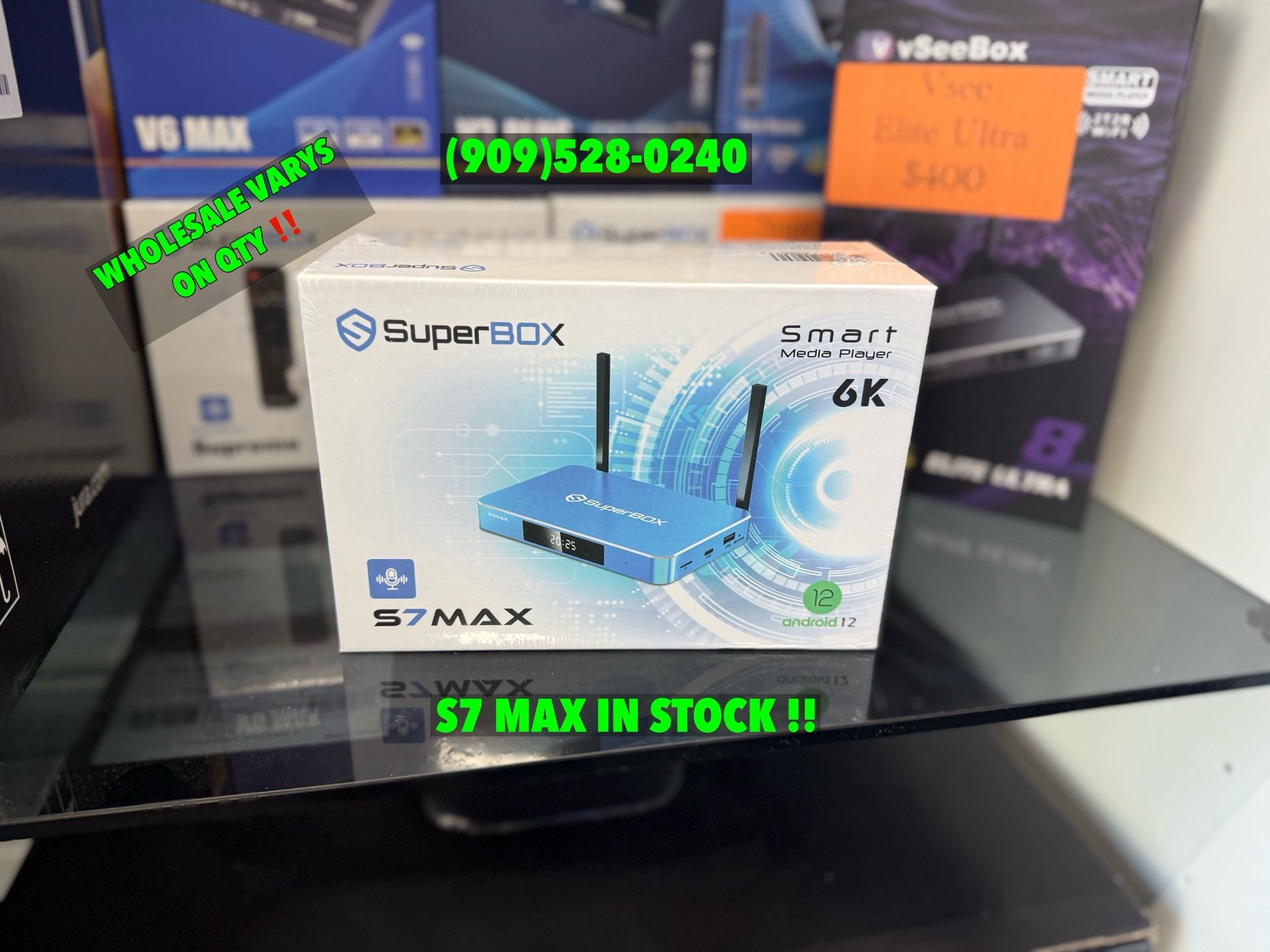 SUPERBOX SUPER BOX S7MAX S7 MAX 1 YEAR WARRANTY WHOLESALE AVAILABLE 