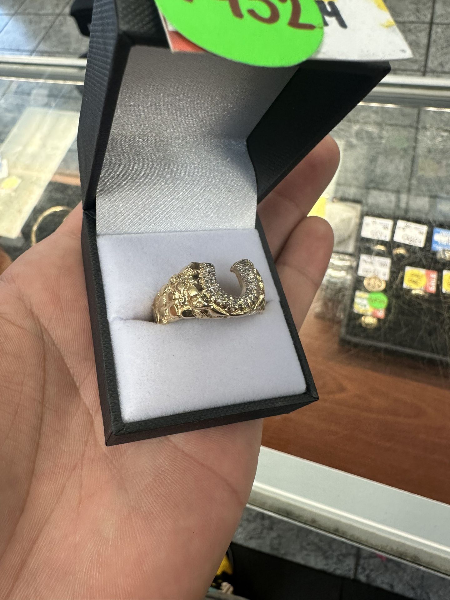 Horseshoe Ring Men’s 14k Ring Size 12.5