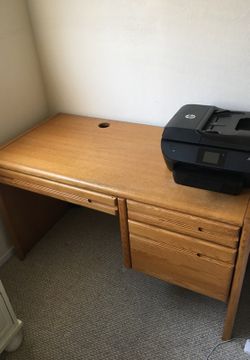 Wood desk