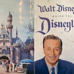 1959 Original  Walt Disney Disneyland Guide