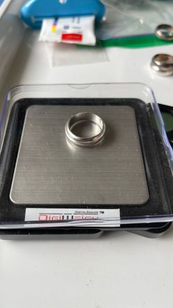Sterling silver wedding band size 9.5 men