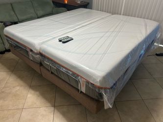 New (2) XL Twin or split King Tempurpedic LuxeAdapt Firm mattresses + Ergo adjustable bases w/ MASSAGE FEATURES! BEST OFFER