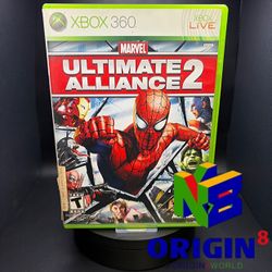 XBOX 360 Game Marvel Ultimate Alliance 2 Case & Game Only No Manual