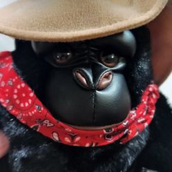 Cowboy Gorilla Plush Stuffed Animal
