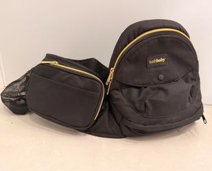 Tushbaby Hip Seat Baby Carrier Black With Storage Pockets