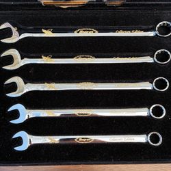 Snap-On Collectors Wrench Set - 5pc 24k Gold Engraved - Brand New!!