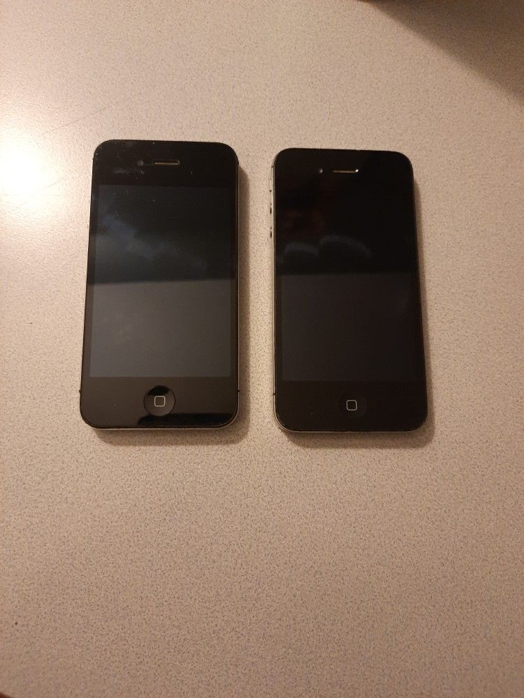 2 Iphone 5 Both Work Great The One Is Perfect N The Othere Has a Little Damage On The Back Side.