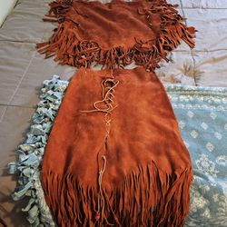 Indigenous Style Top And Skirt