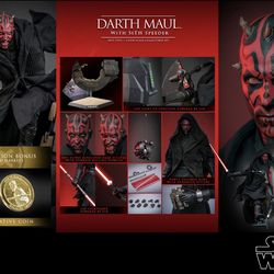 Hot Toys - Star Wars - Special Edition - Darth Maul  2.0 w/Speeder