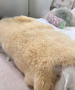 Vintage Sheepskin Rug