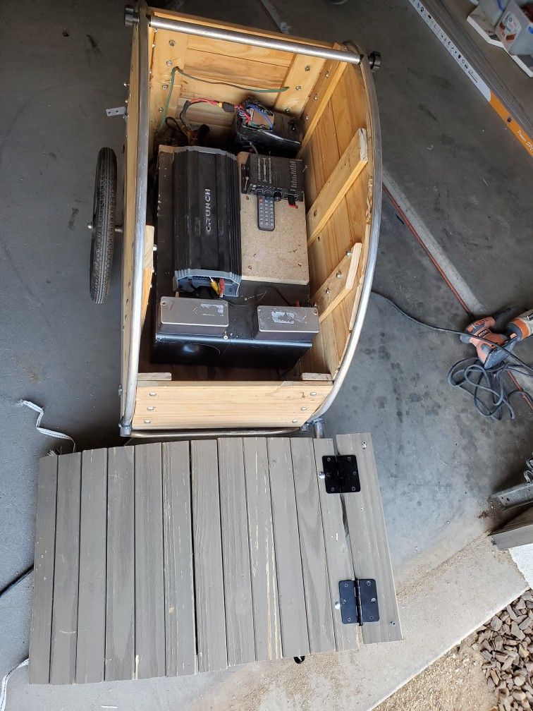 Scooter Bicycle Trailer Sound System