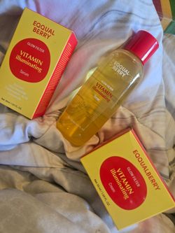 BRAND NEW NEVER USED EQQUAL BERRY FACIAL ITEMS SET SEE PICS