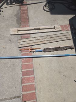 Cement tools and pole