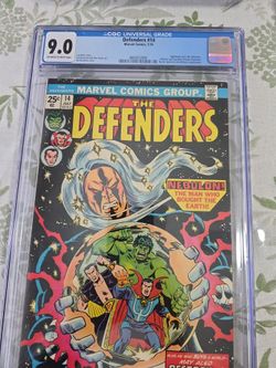 The Defenders #14 (1974) Marvel Hulk Doctor Strange CGC 9.0