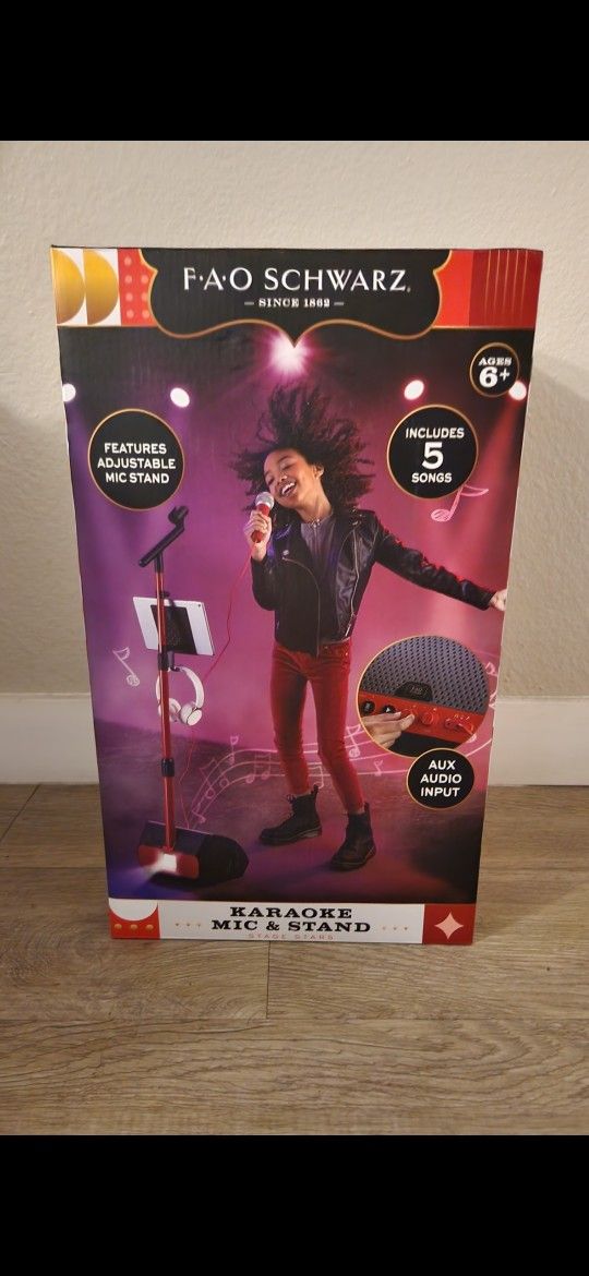 Karaoke Mic And Stand