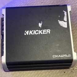 Kicker DXA125.2 2x65-Watt Two-Channel Full-Range Amplifier
