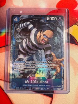 One Piece TCG Mr.3 Galdino SR OP16-056