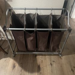 Four divider hamper