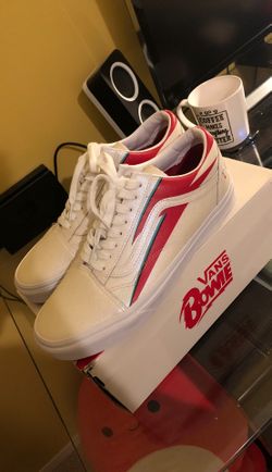 David Bowie old school skool vans size 11