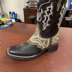 Botas Vaqueras de Piel bordadas para hombre