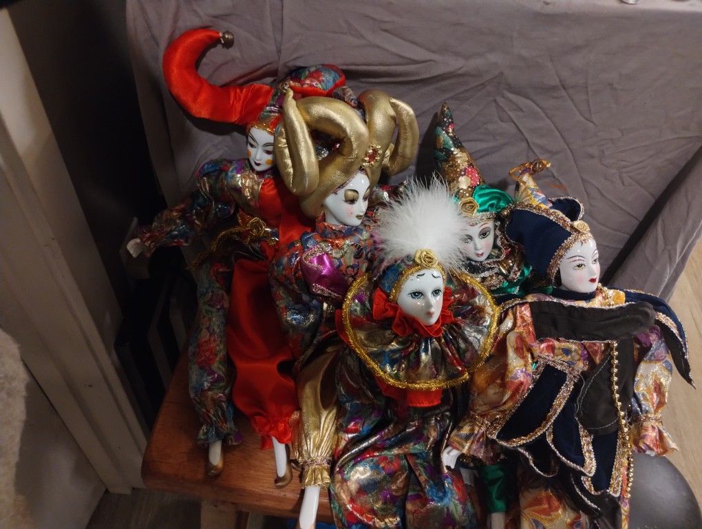 Jester/Mardi Gras Dolls