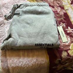 Essential fear of god grey sweatpants