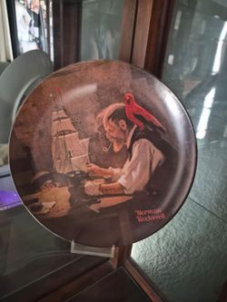 Norman Rockwell designer Plate