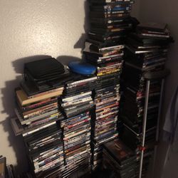 Around 650 to 700 DVDs willing to sell and lots of 20 or more but they are $.50 apiece