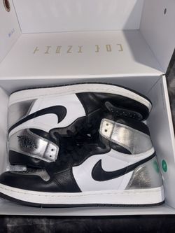 Jordan 1 Retro High Silver Toe