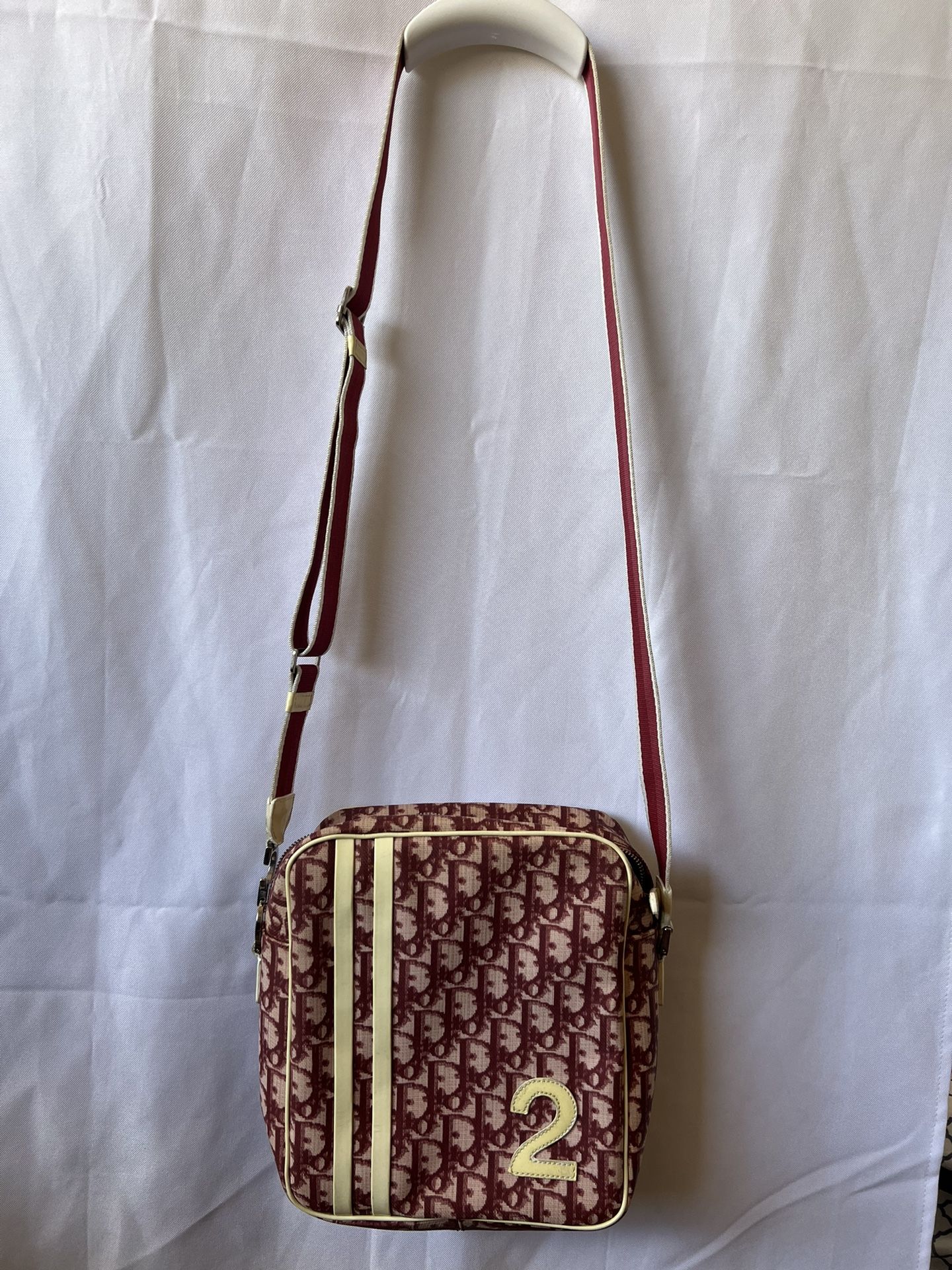 Dior Trotter red crossbody bag 