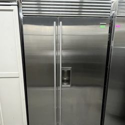 Stainless Steel Sub Zero Built In 48” Refrigerator 2022 Model 