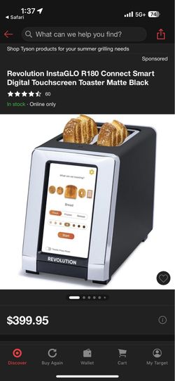 Revolution Digital touchscreen toaster