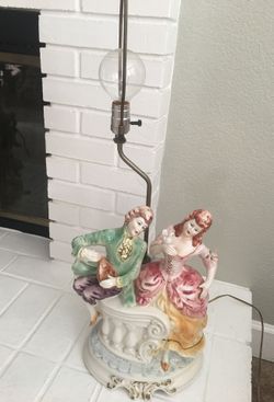Capodimonte lamp , original , very good condition , no shade.