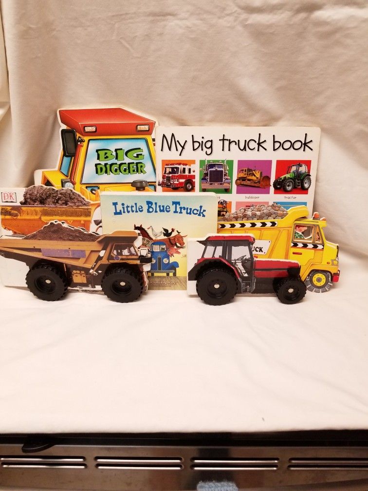 Set Of 7 Truck Board Books